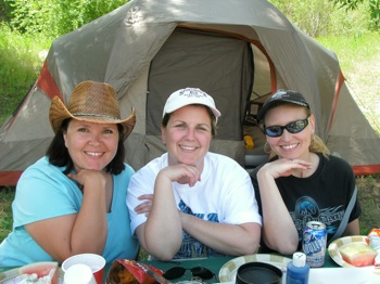 Tracy Jarvis, Christine Prows and Rachel Hopkins at a WITO event in June 2009.