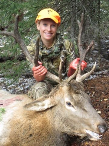Christie_Barnes with CO elk