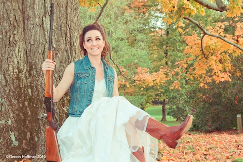Amanda Furrer woodscene rifle