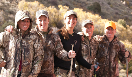 Women's Outdoor News crew Prois falconers