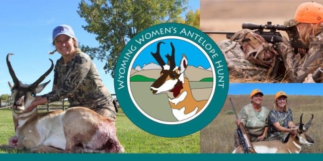 Wyoming Women's Antelope Hunt mural