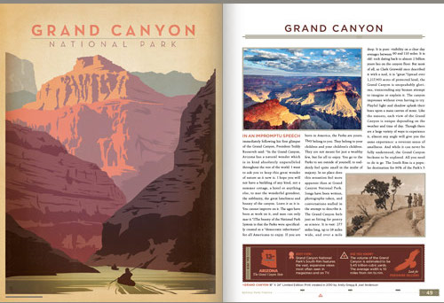 National Parks Book Grand Canyon Anderson Design Group