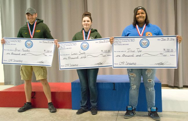 In addition to team and individual awards, the CMP also recognized the Top 3 placing seniors of each discipline by giving each a $1,000 CMP Scholarship. Jillian Tyler (right) of Gulfport was one of the sporter recipients. 