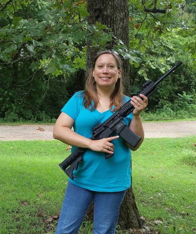 The women's gun show fan of the month, Lorie McMaster