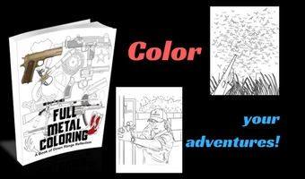 Full Metal Coloring Adult Coloring Book Range Reflections