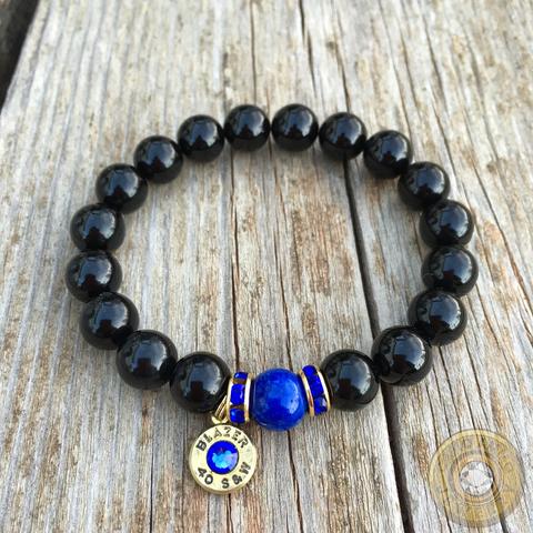 camo ammo #thinblueline bracelet