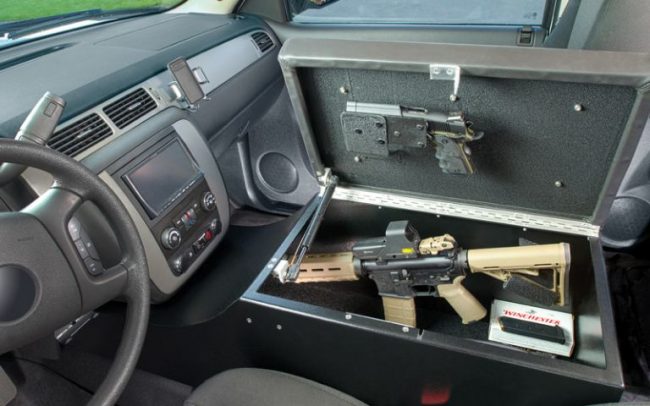 gun for console car gun safe