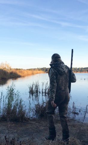 Hollis Lumpkin duck hunting SC