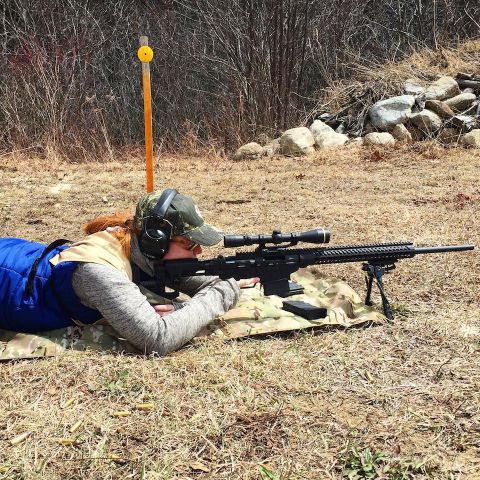 Emily Houston Monroe Ruger Precision rifle