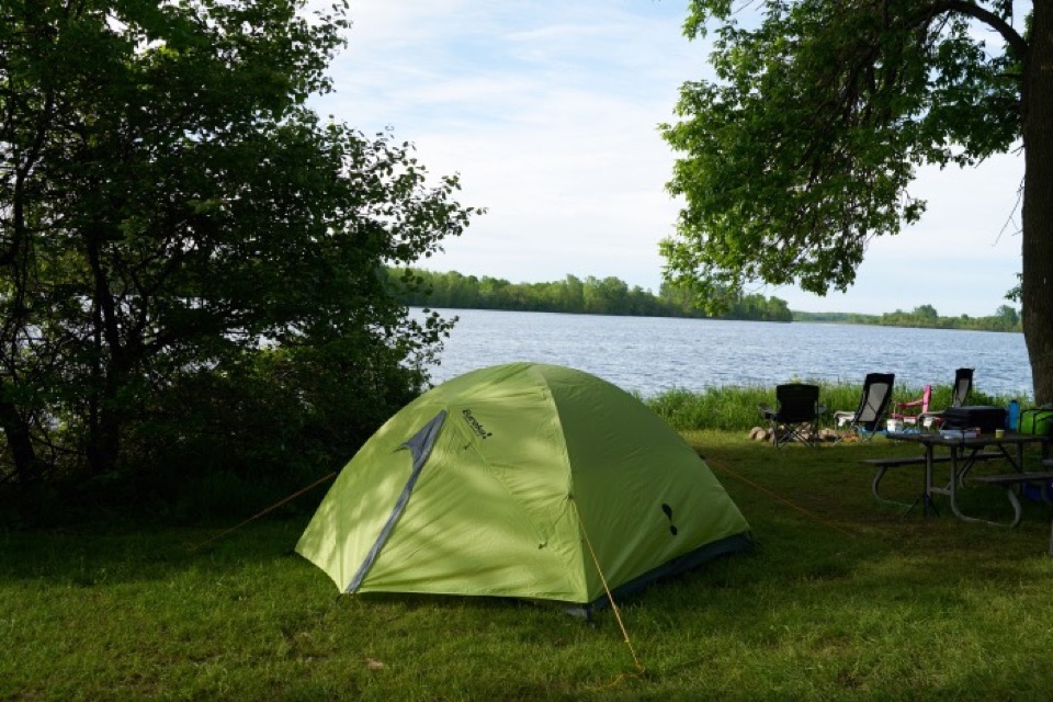 Tent camping