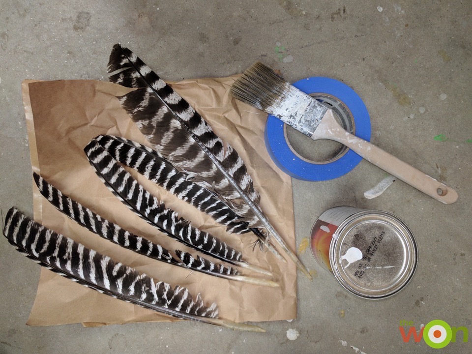 DIY-turkey-feather-art-supplies