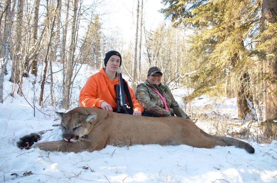 Claudette-Chorney-Hunting-Guide-Client James and his B&C Cougar