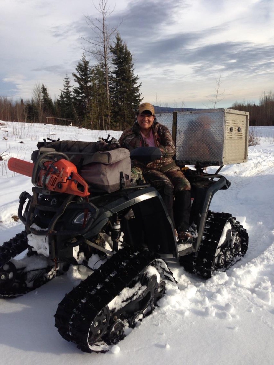 Claudette-Chorney-Hunting-Guide-four-wheeler
