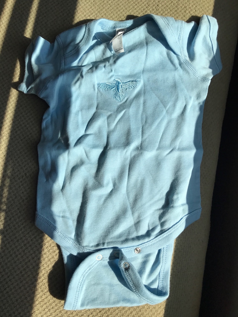 wrinkled onesie from Gunsite