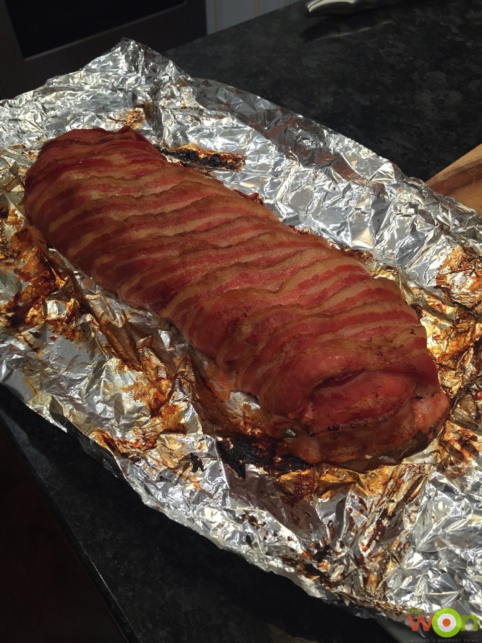 Bacon-Wrapped-Turkey-Meatloaf-How-To-Gun-Girl-October Wild Turkey