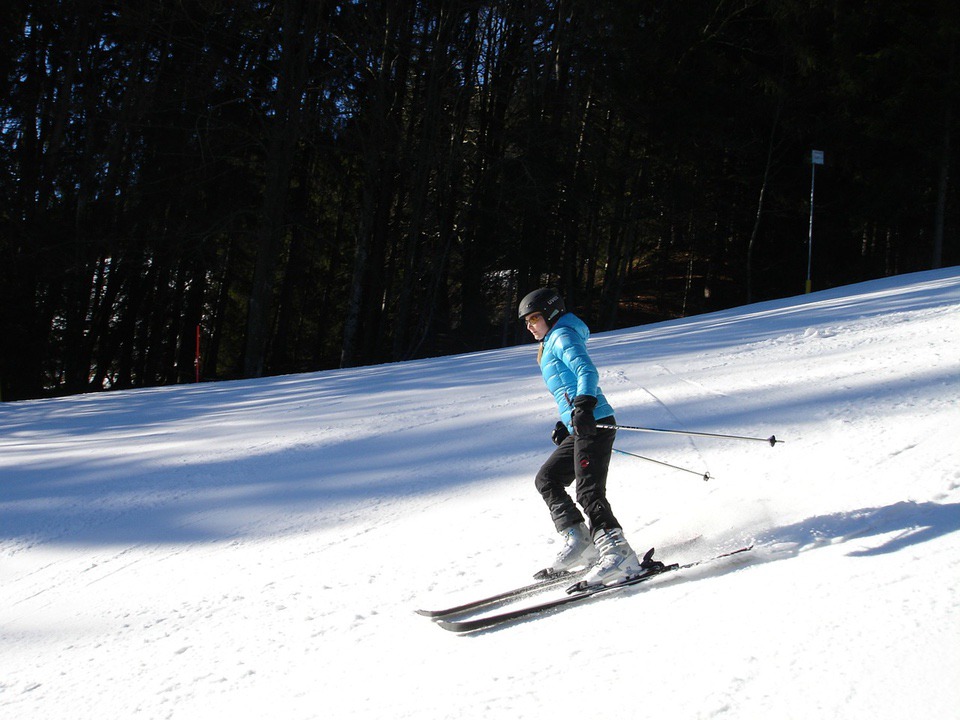 Down-hill-skiing Terrain-Based Learning
