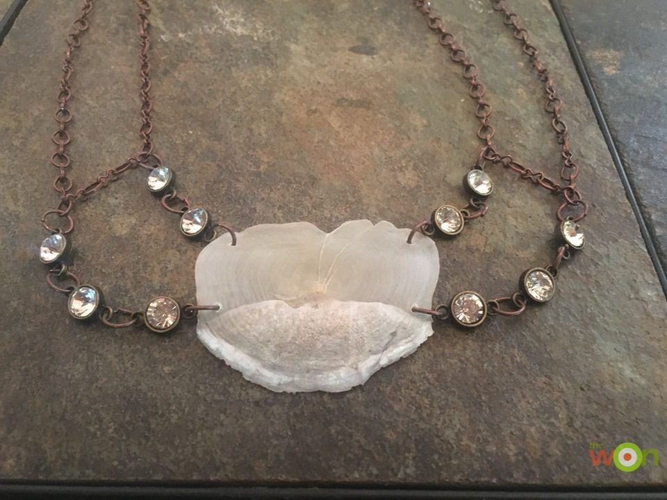 Finished Tarpon Scale Necklace