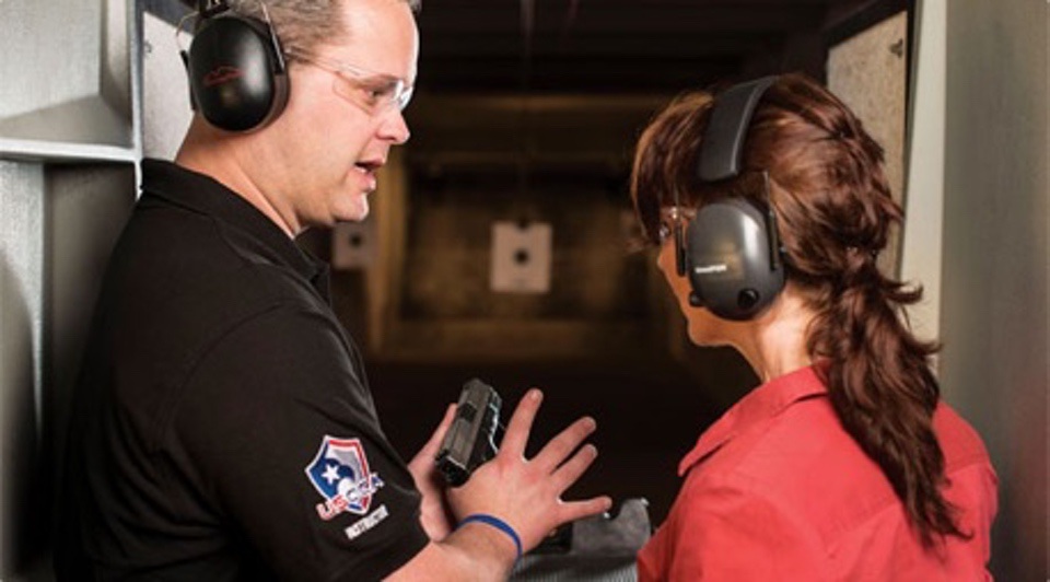 certified-instructor-at-range Firearms Training