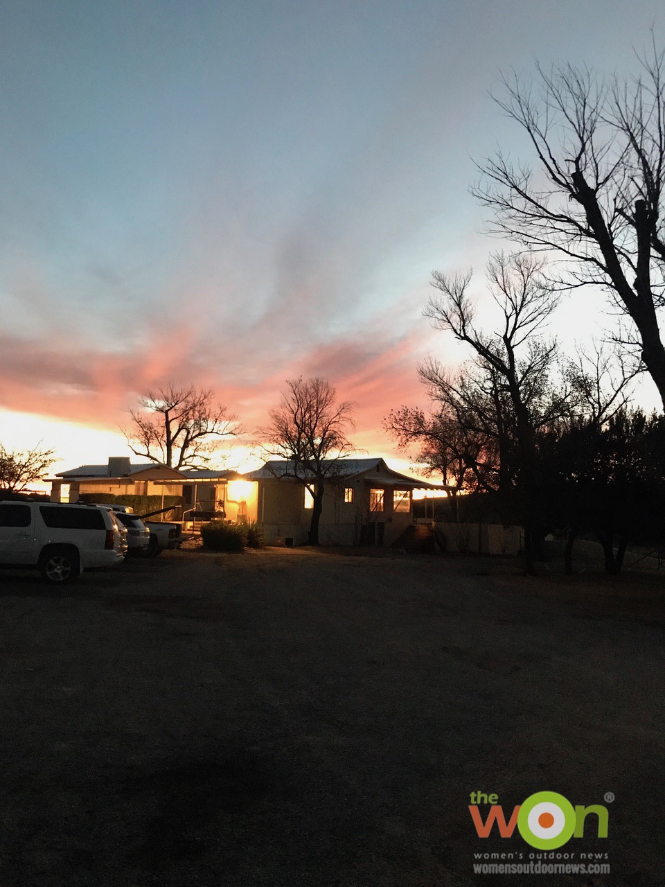 sunrise at the AS Gage Ranch Texas