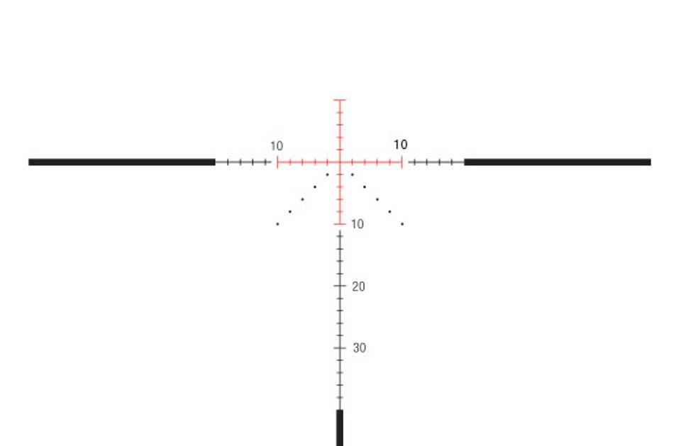 MOA Crosshair reticle