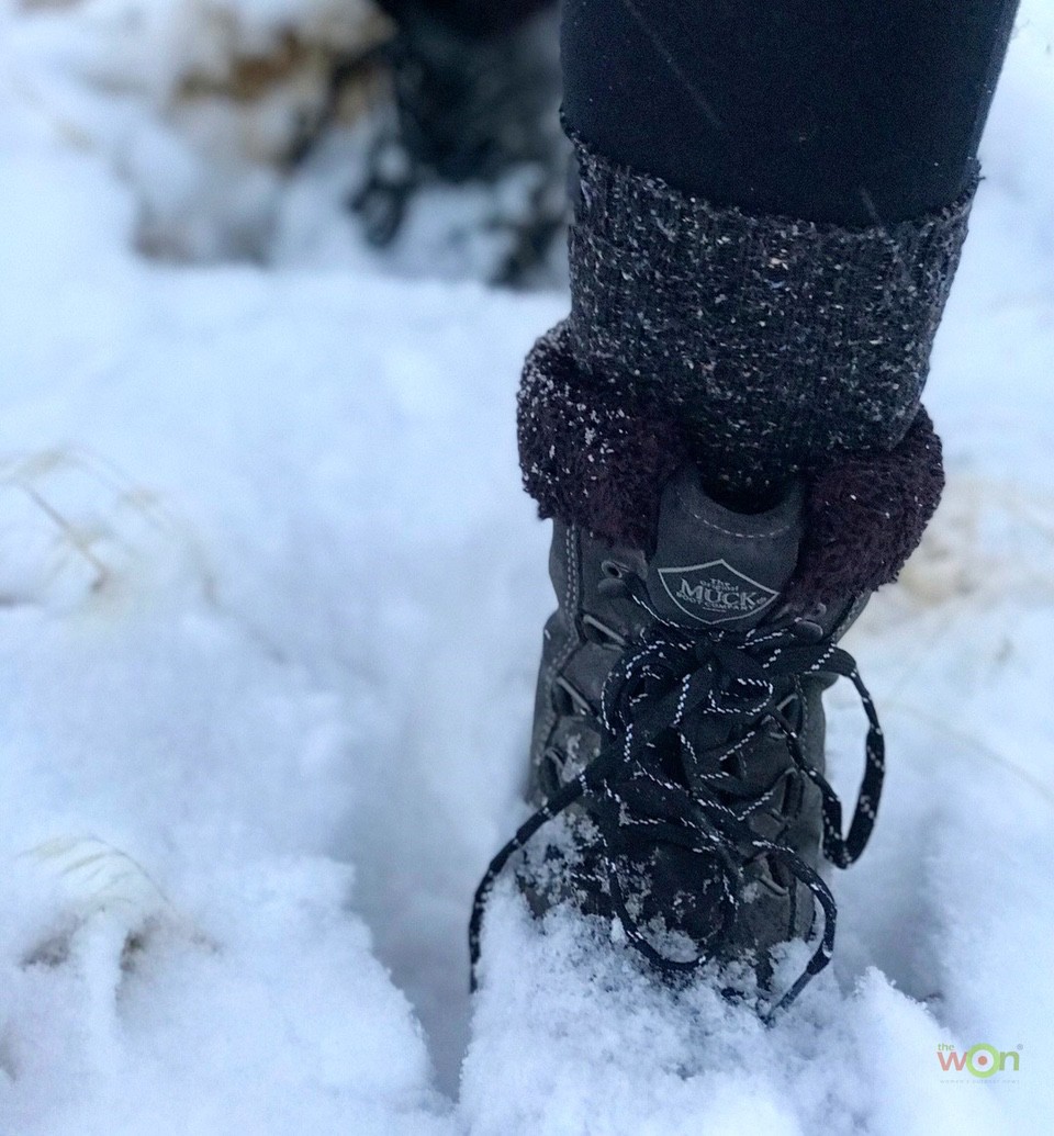 Keeping Southern Feet Warm in Arctic Apres Lace Mid Muck Boots