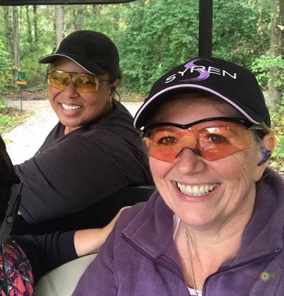 Green-March-Robinleft Dorothea right Sporting Clays