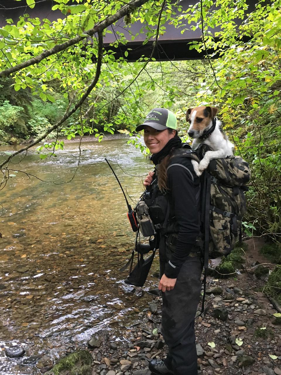 Alisha Mutts Rosenbruch-Decker with Goose