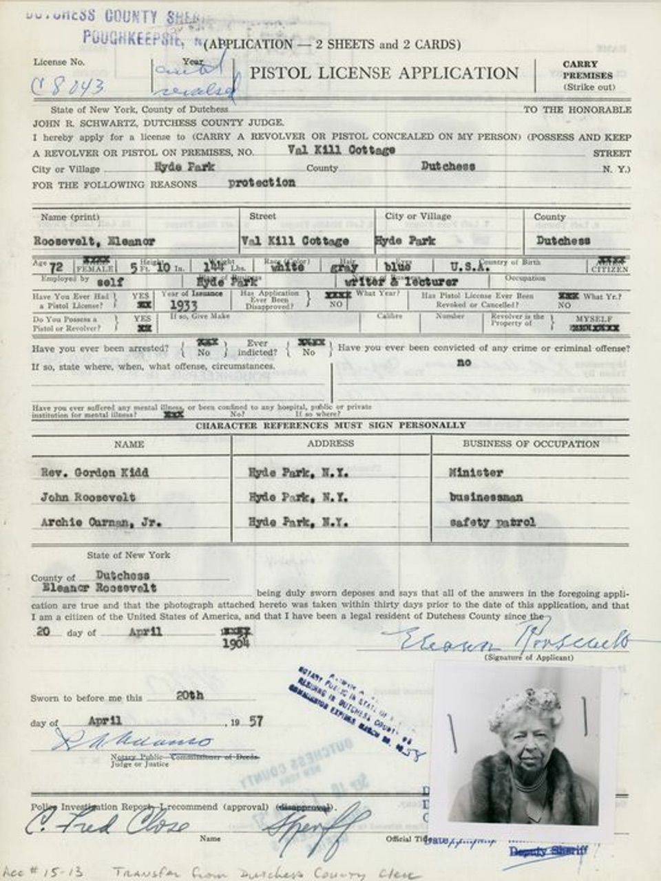 Eleanor-Roosevelt-Pistol-Application