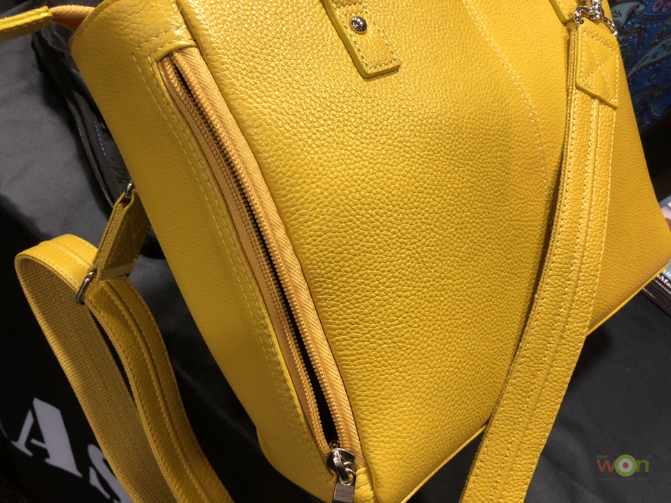 GTM-Zipper-yellow CCW handbag