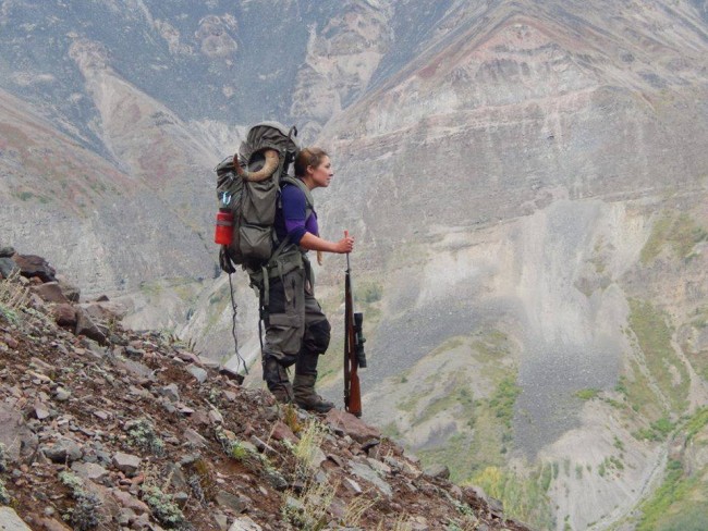 Kaason Braendel on Alaskan hunt