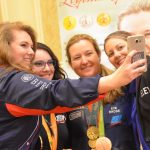 Meet & Mingle Olympians selfie