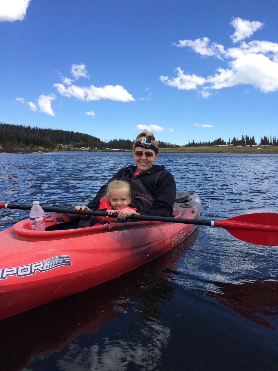 Kayak exercise kayaking