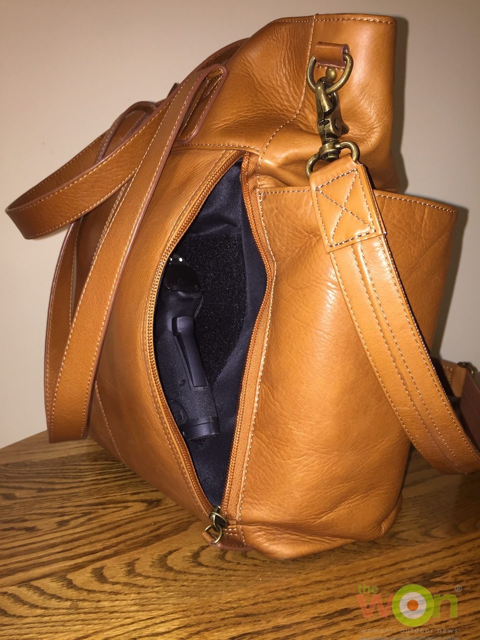 GTM Leather Diaper Bag CCW