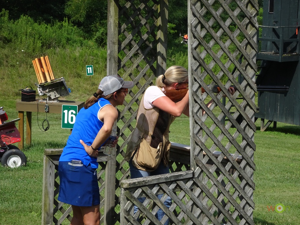 Andrea teaching shotgun