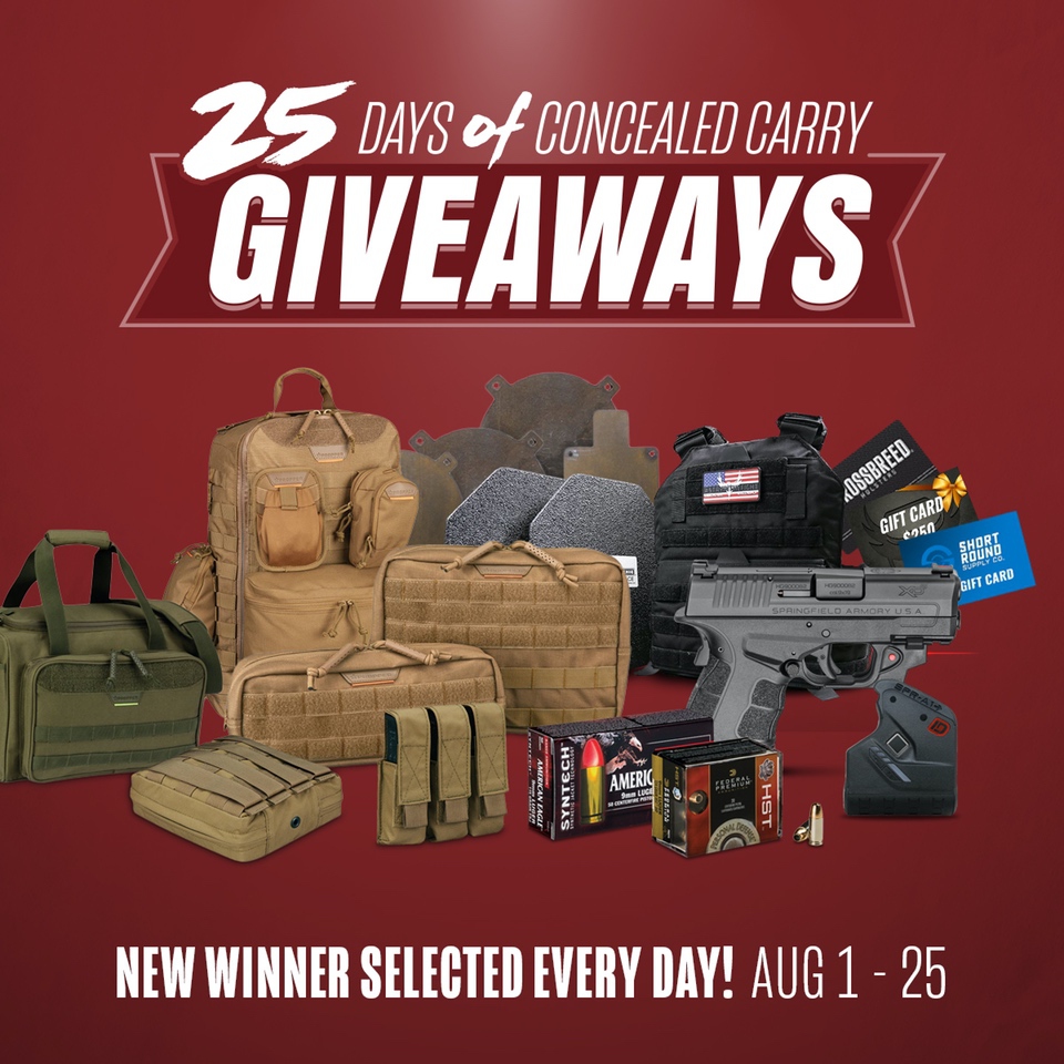 Springfield Armory 25 Days Giveaway Concealed Carry Giveaways