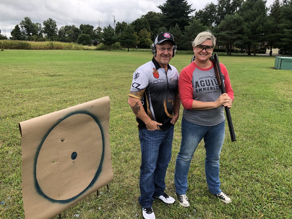 Cerino shotgun pattern board