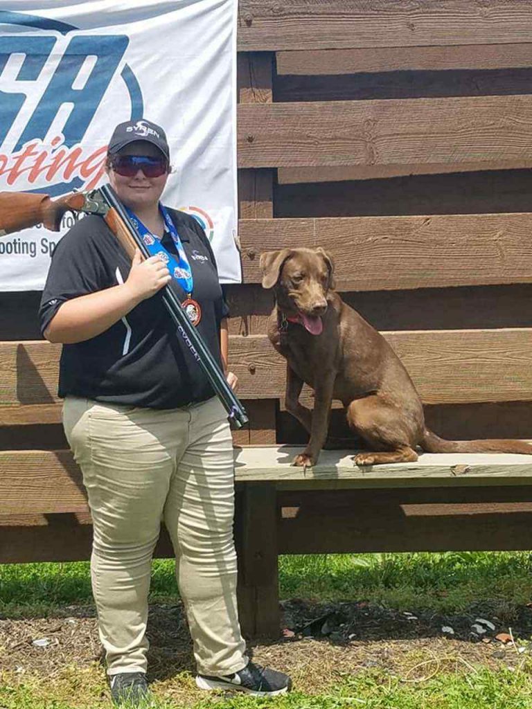 Kassidy with Timber