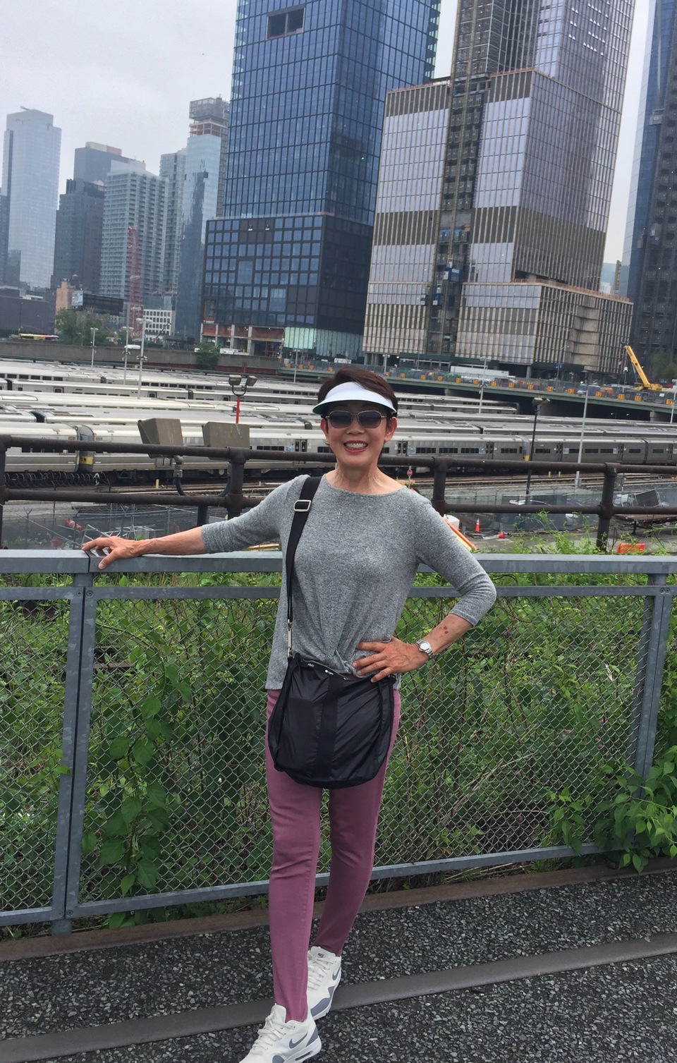 High Line Park Walk at NYC 2018 Vera Koo