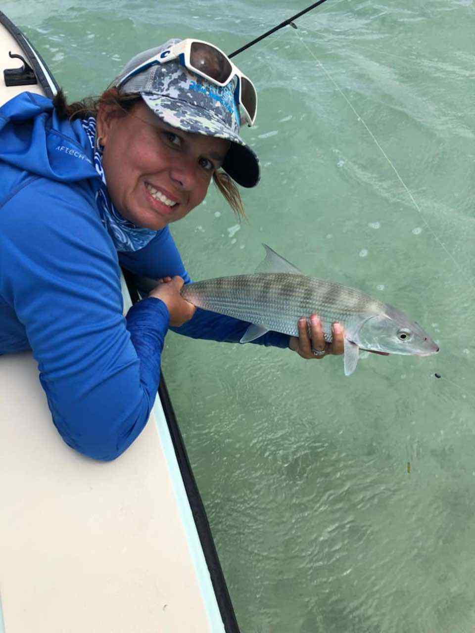 Carmen Perez-Padron with Bonefish