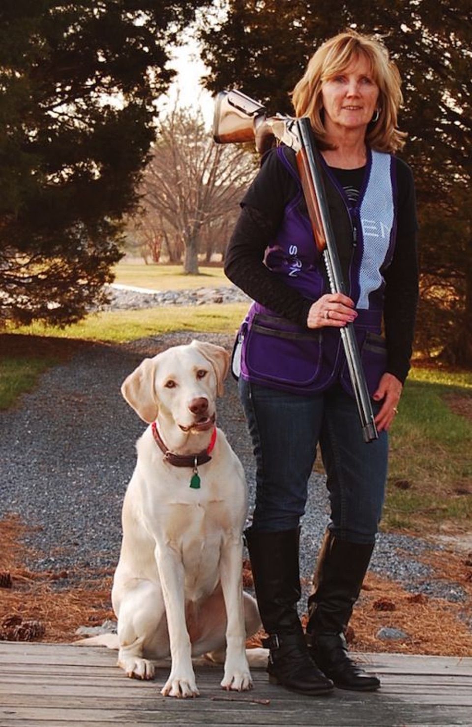 Christine Corkell Syren ProStaffer dog Lynne Green Sporting Clays