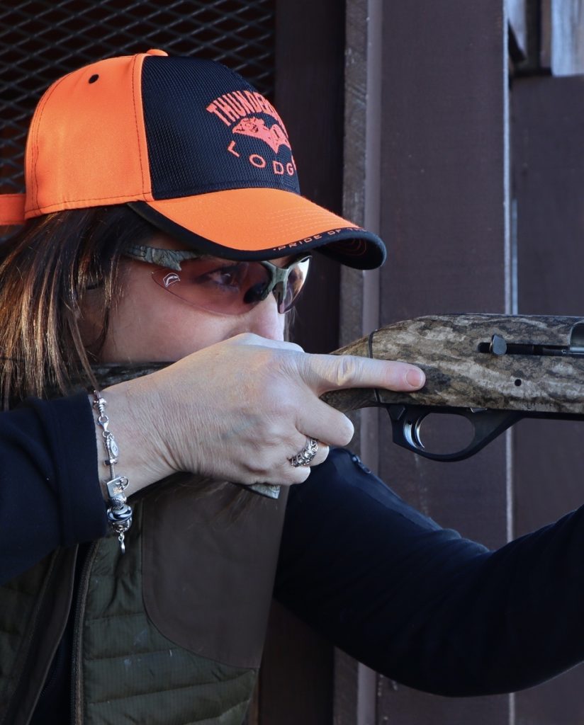 Amy Ray shooting at the Five Stand