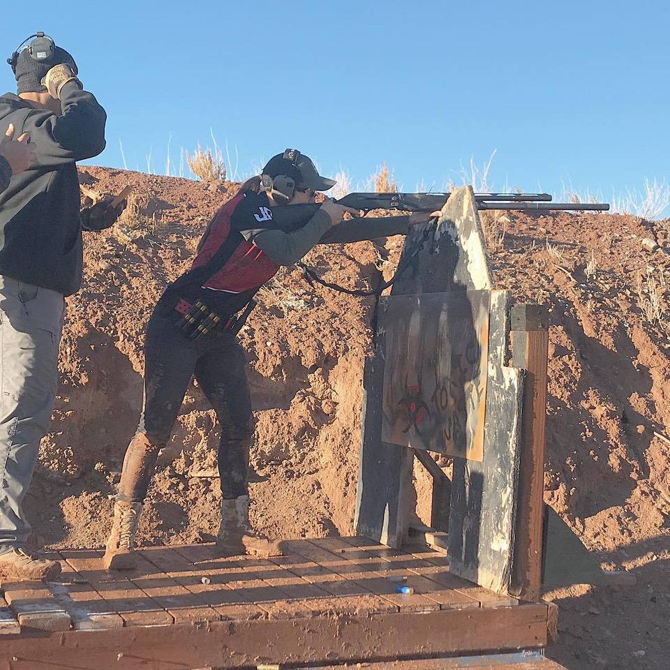 Jacqueline In Multigun Competition Shoot