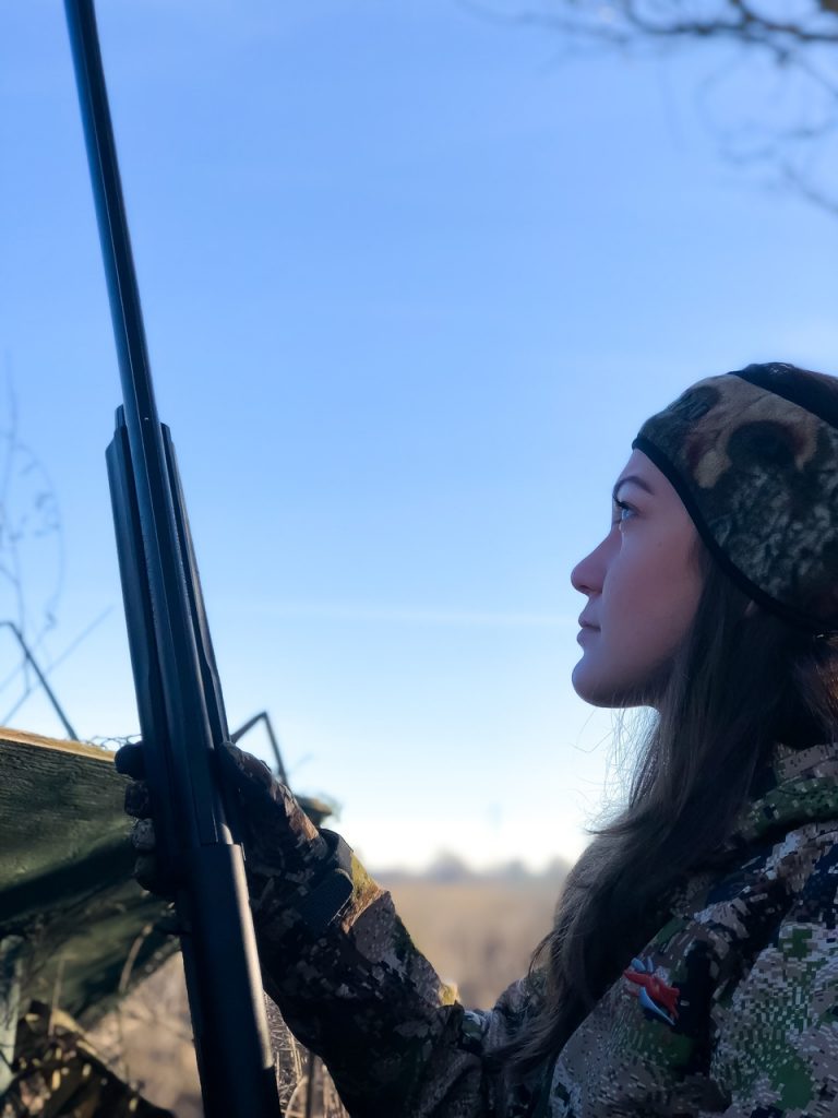 Emily Perreira Duck hunting Versa MAX