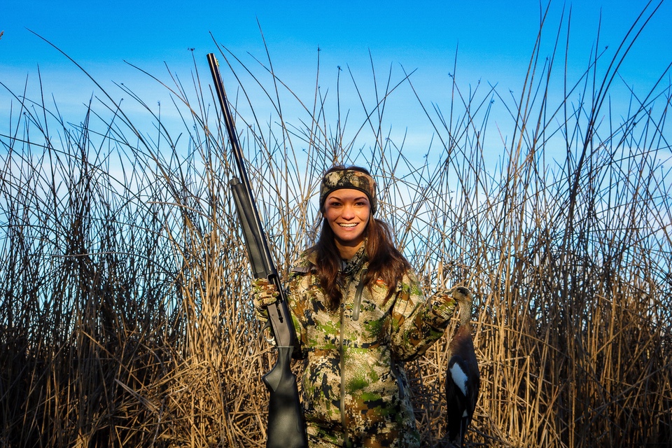 Emily Perreira Duck hunting wingshooting Gear wingshooting