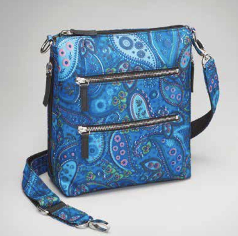 GTM-MF 20 PAISLEY BLUE X-BODY FLAT SAC CCW handbag Warm Weather Off-Body EDC