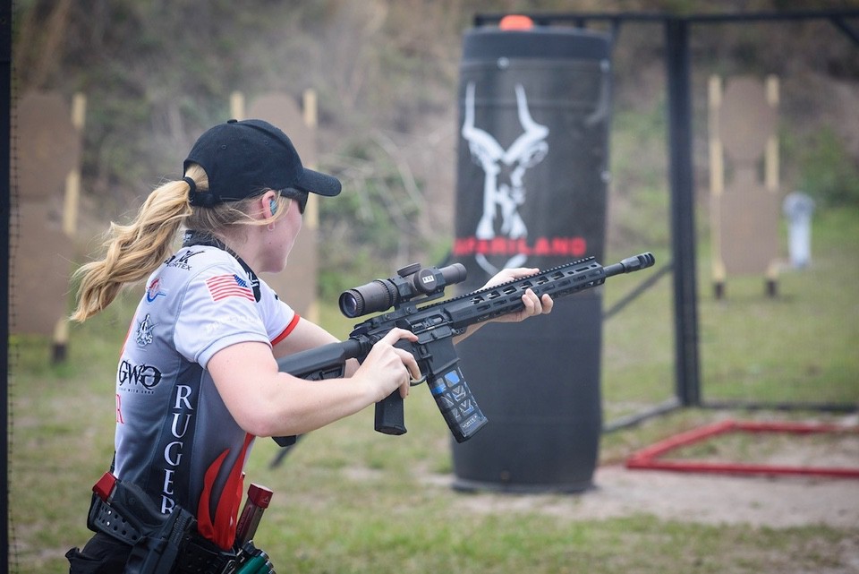 Beth Walker Ruger rifle competition