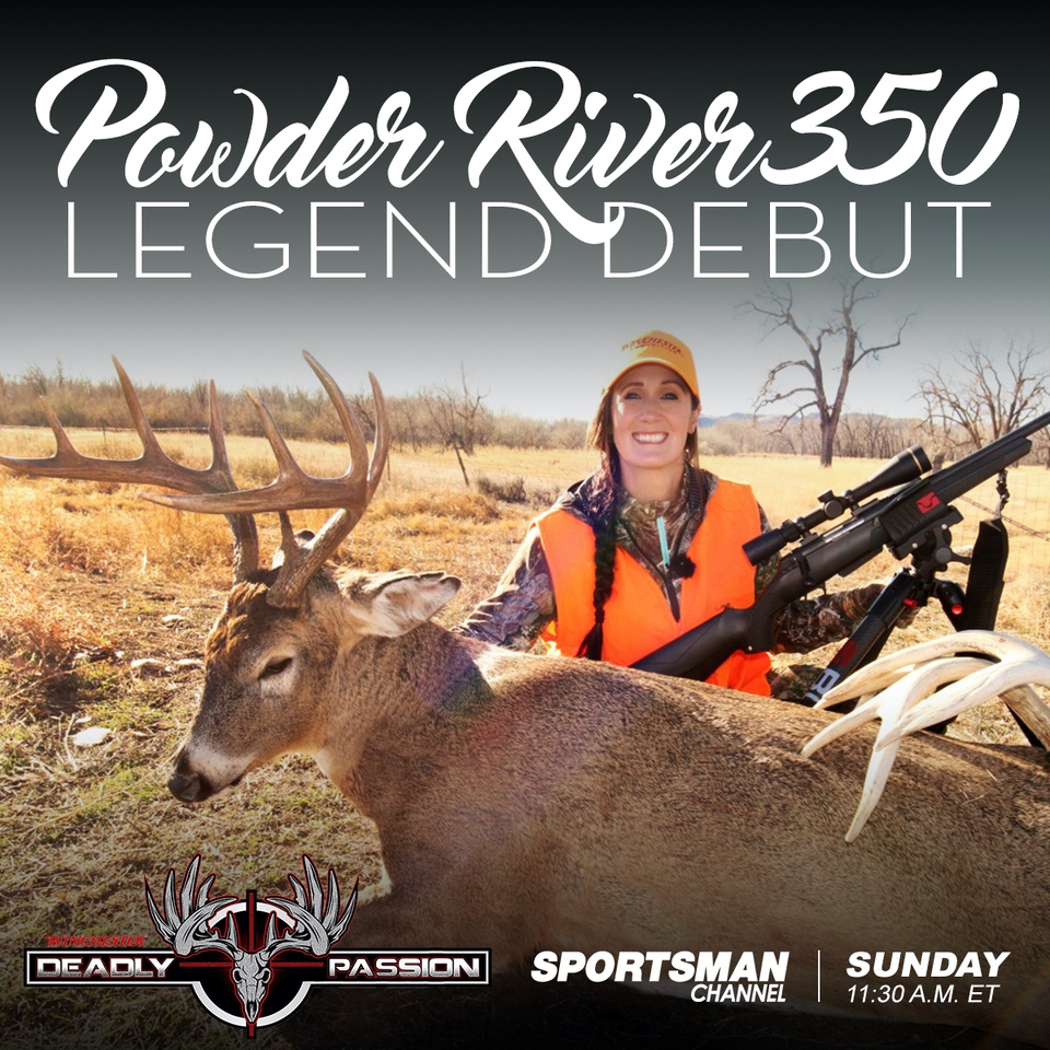 Powder River 350 Legend Debut on Winchester Deadly Passion Melissa Bachman