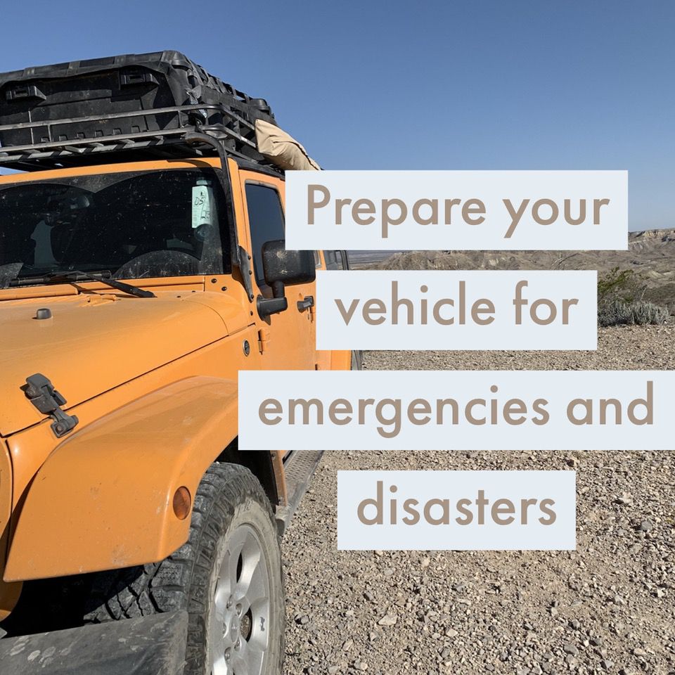 prepare your car for emergencies Rogue Preparedness