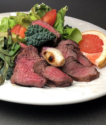 Grapefruit Marinated Elk Steak feature