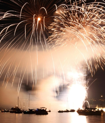 safe boating feature fireworks